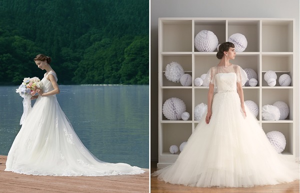 繊細で透明感のある“キラメキ”花嫁を演出
上質な輝きを放つクリスタルを使用した2種類のドレスを発表！
～2015年 秋の新作コレクション「STELLA（ステラ）」「JEWEL（ジュエル）」～
