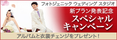 12万組が選んだスタジオフォト。新プラン発表記念キャンペーン実施中！