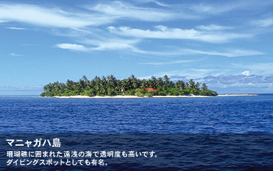 珊瑚礁に囲まれた遠浅の海で透明度も高いです。ダイビングスポットとしても有名。