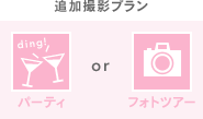 追加撮影プラン パーティー or フォトツアー
