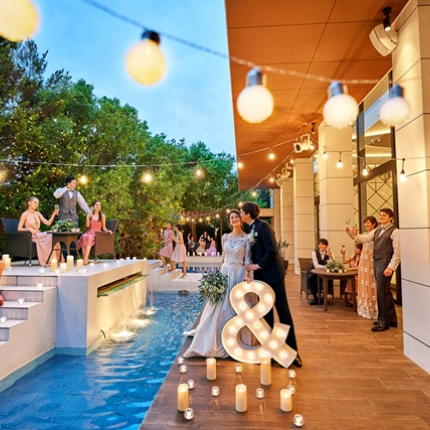 ザ リーヴス プレミアムテラス 帰国後パーティー