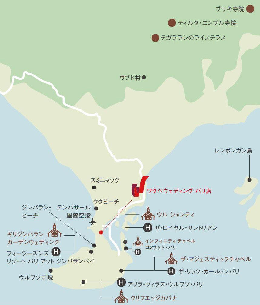 バリのマップ