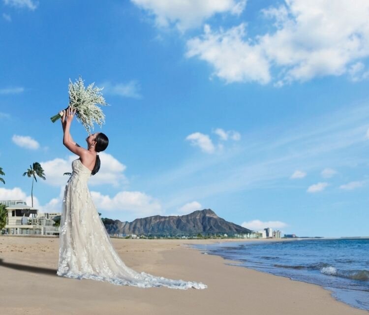 ハワイ アラモアナビーチ＆パークフォトプラン