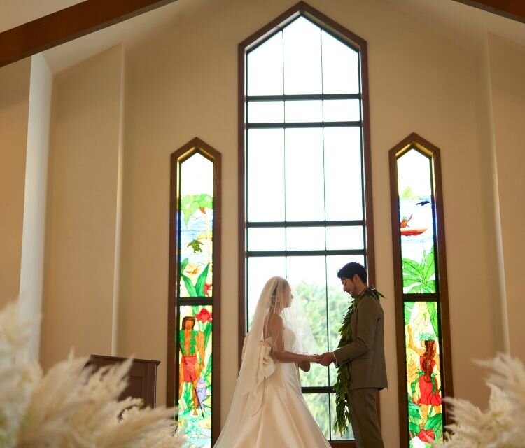 ハワイ  アロハ・ケ・アクア チャペル＆ガーデンフォトプラン②