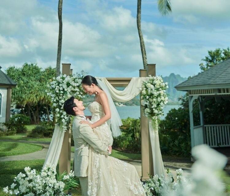 ハワイ  アロハ・ケ・アクア チャペル＆ガーデンフォトプラン③