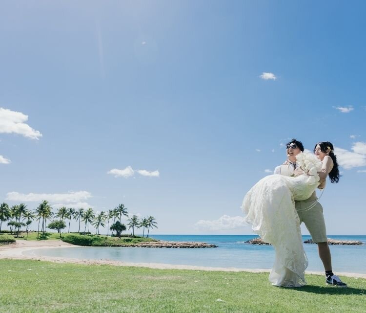 ハワイ コオリナ チャペル&ビーチフォトプラン④