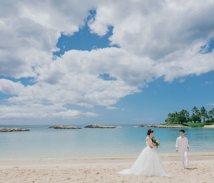 ハワイ コオリナ チャペル&ビーチフォトプラン⑤