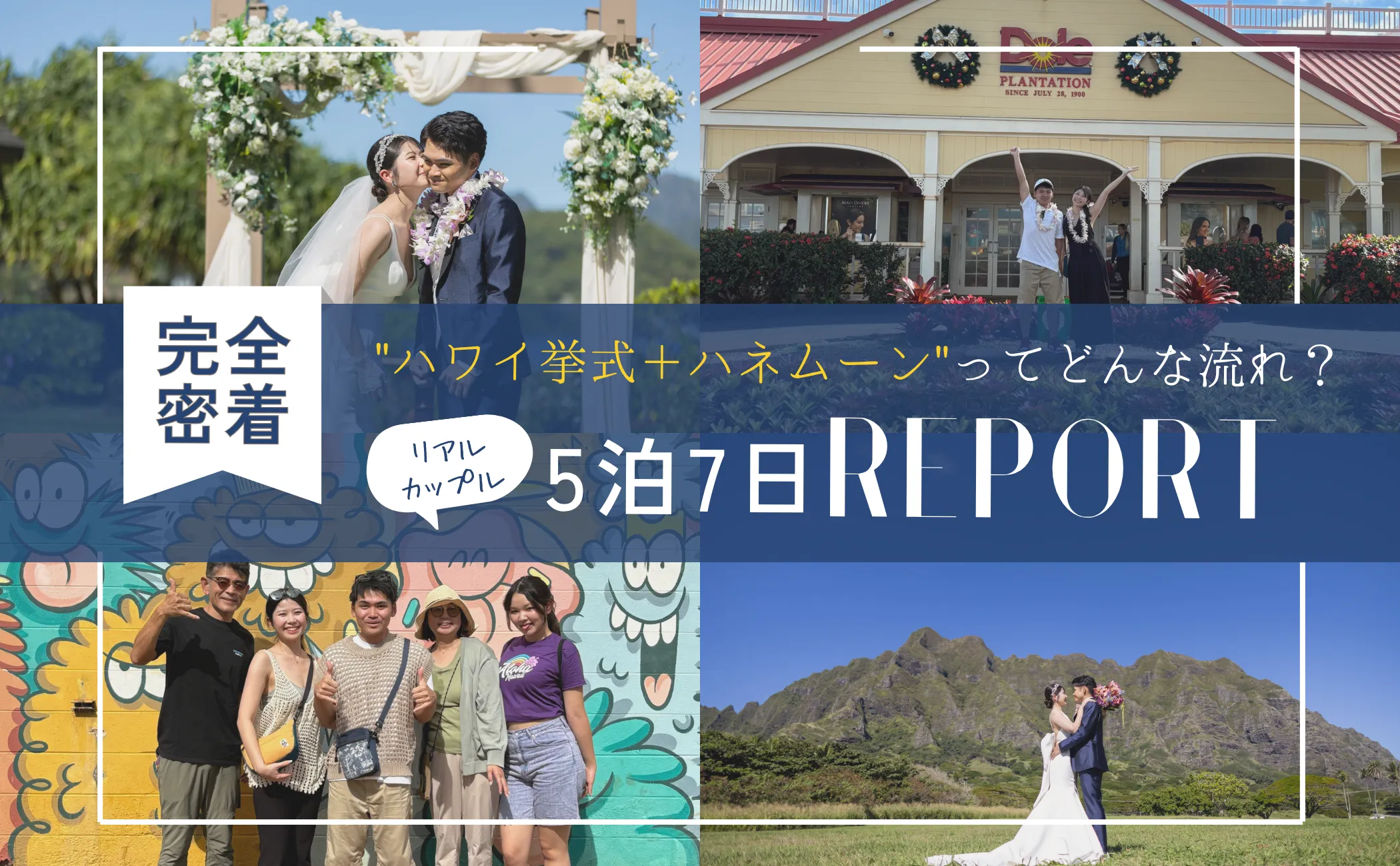 WATABE WEDDING presents 内田理央 ラグジュアリーハネムーン体験