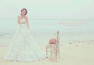 2013年　春の新作ウェディングドレスコレクション
MERCURYDUO WATABE WEDDING SELECTION
～クリエイティブディレクター渡辺由香監修　ゴージャスでフェミニンなドレスが3種類登場～