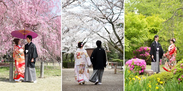 梅・桜・新緑と共に、おふたりの思い出をカタチに。
「春のロケーションフォトキャンペーン」2月25日（水）スタート！
～期間中のお申込・撮影でオリジナルウェルカムボードなど“選べる特典”プレゼント！～