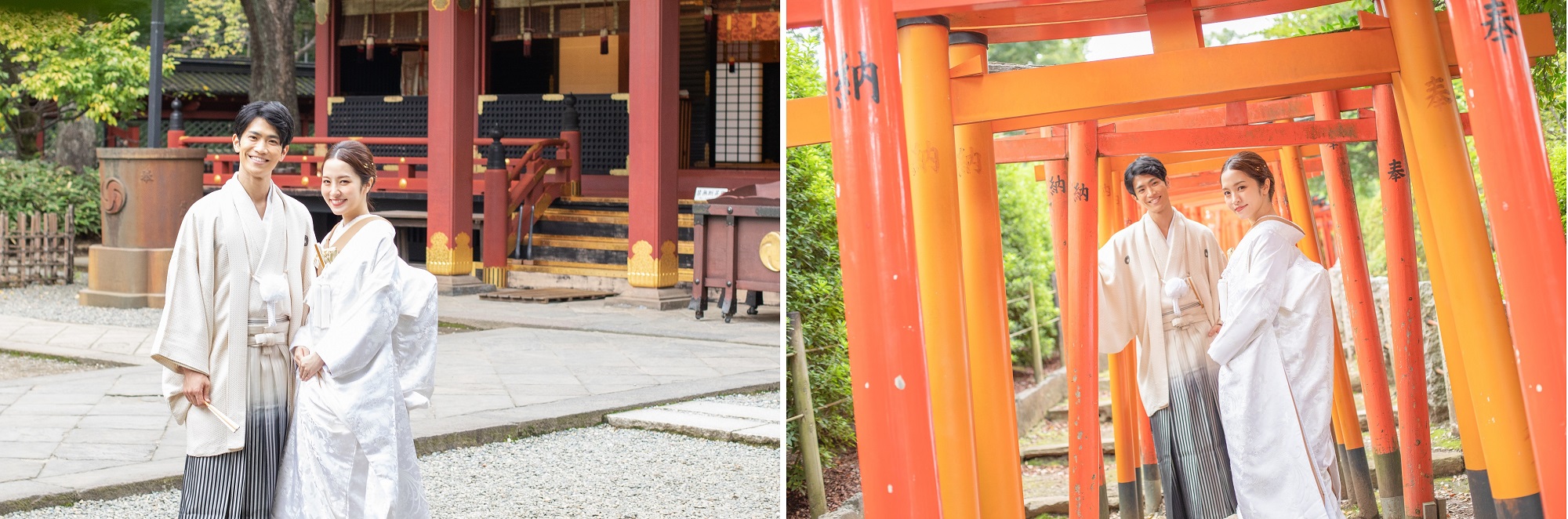 人気のフォトウェディングに厳かな神社でのプランが登場！
「根津神社」ロケーションフォトプラン11月6日（金）販売開始
～長い歴史を感じながら7000坪の広大な境内で荘厳な撮影が叶う～