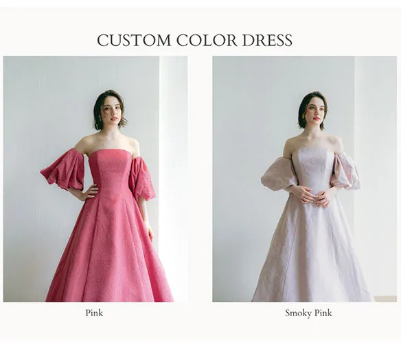 約250通り！デザイン×カラーを自由に選べる「Custom Color Dress」スタート