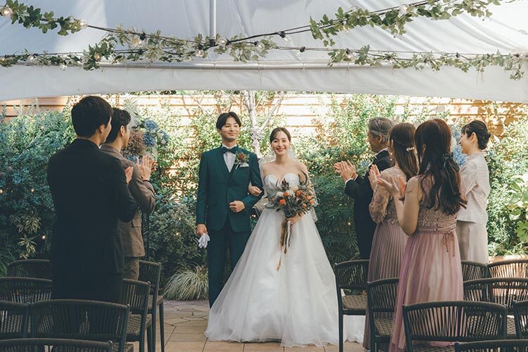 家族のみの結婚式演出2
