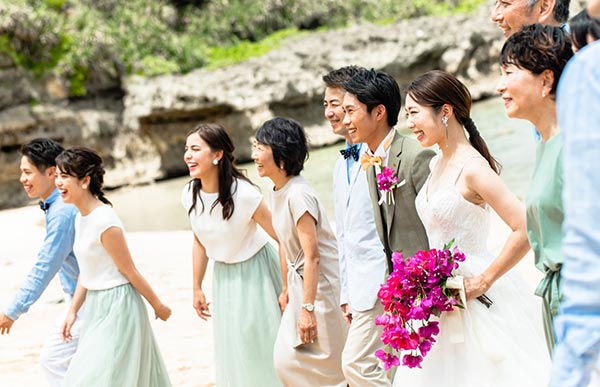 沖縄で家族だけの結婚式