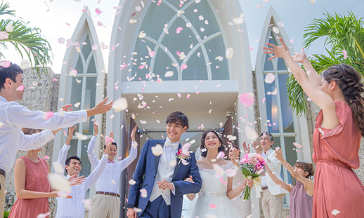 沖縄の結婚式・挙式のウェディング
                    スケジュール（2枚目）