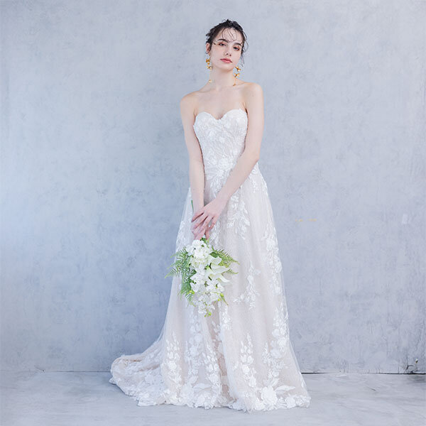 沖縄リゾートウェディングドレス