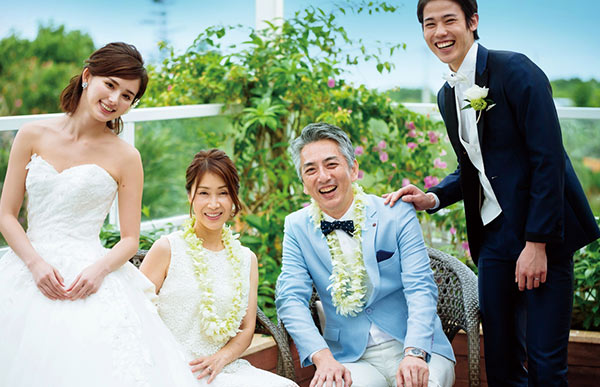 沖縄の結婚式に参列する親、親族、子どもの服装とコーディネート