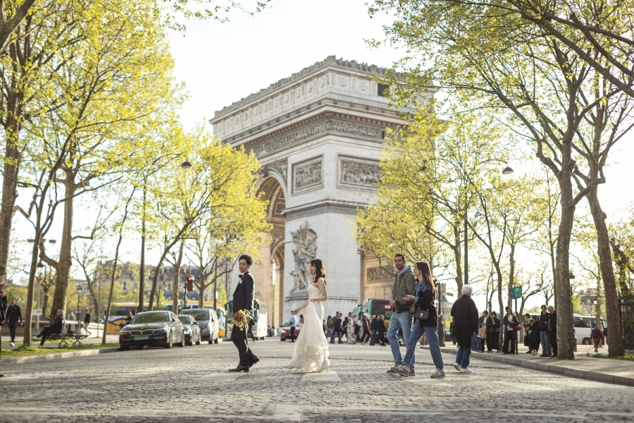 写真:エッフェル塔＆凱旋門フォトプラン