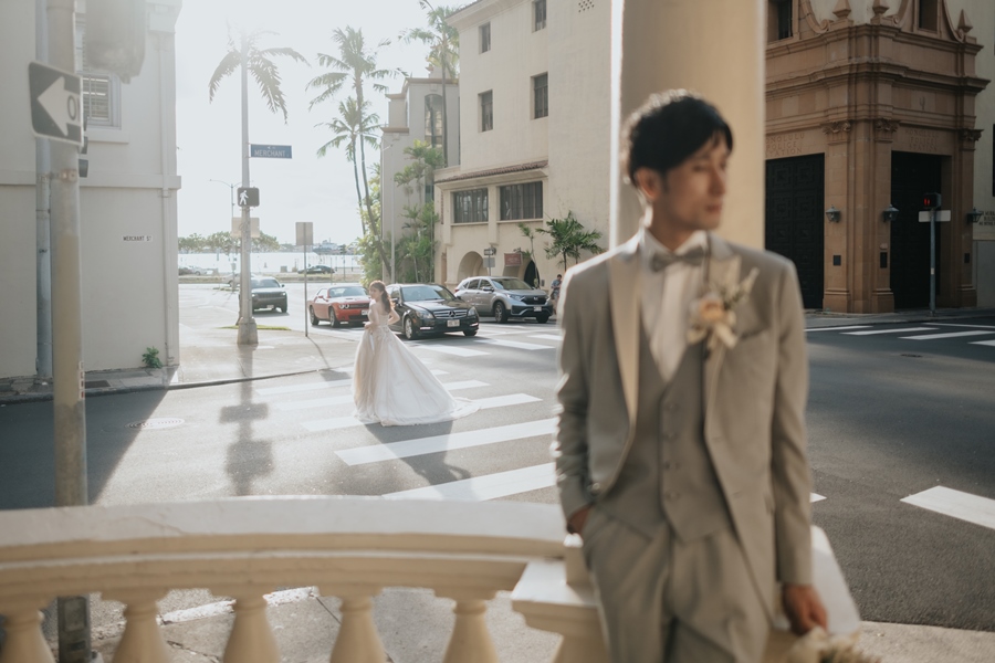 写真:【LA-VIE×WATABE】アロハ・ケ・アクアチャペル＆ガーデン＋ダウンタウンフォトプラン