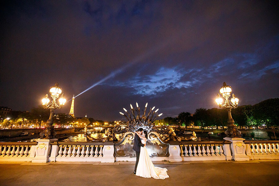 写真:【10月～12月限定】パリ アレキサンダー三世橋ナイトフォトプラン
