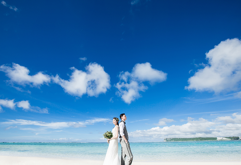 グアムで撮る 前撮り フォトウェディング 結婚写真なら ワタベウェディング