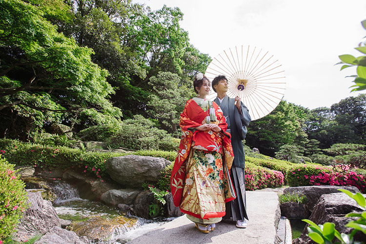 大濠公園でのフォトウェディング・前撮り