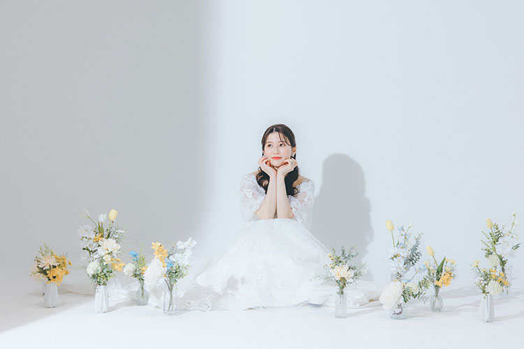 結婚式の前撮りで和装を着用8