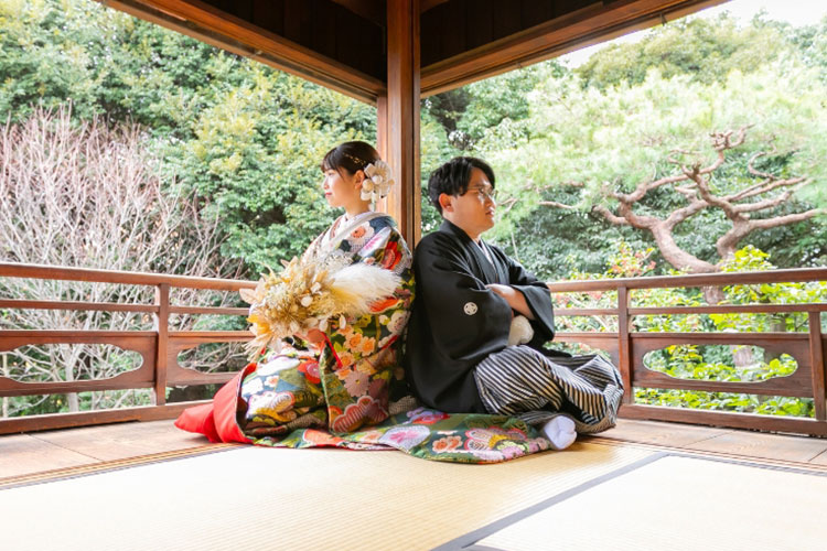東山荘でのフォトウェディング・前撮り（和装）