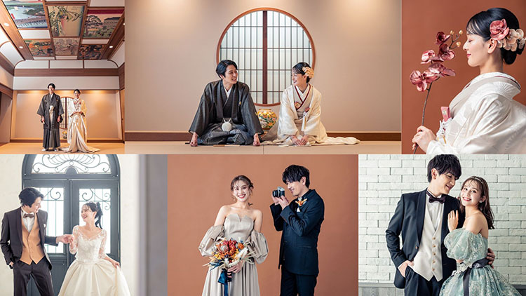 大阪の前撮り・ウェディングフォトスタジオ