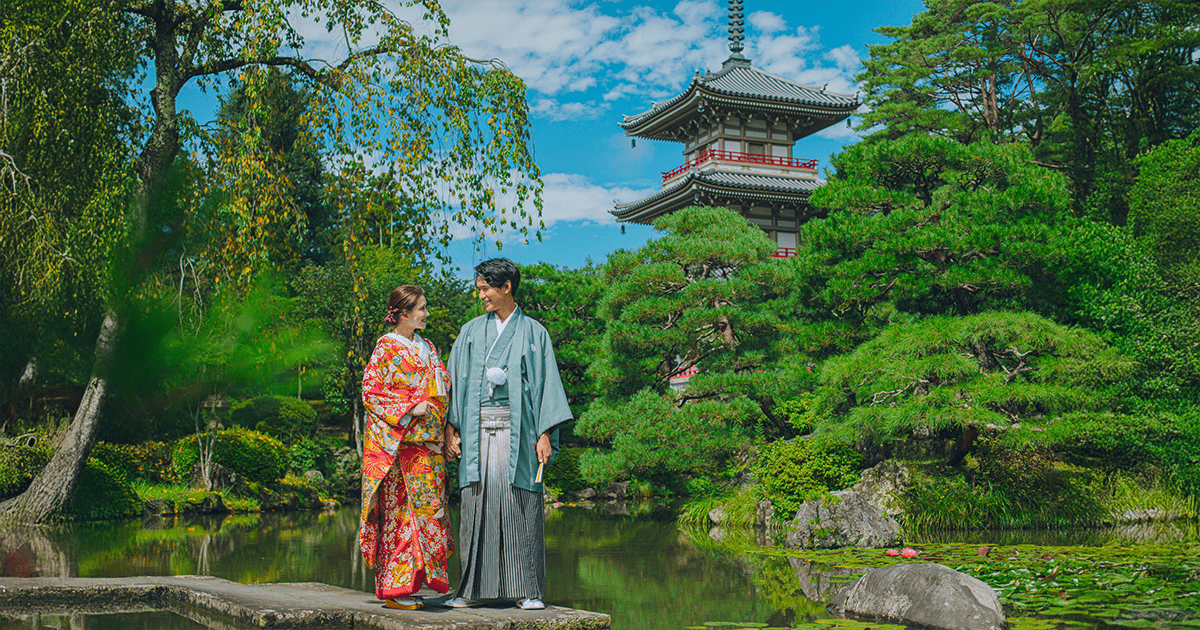 桜鶴苑(京都で撮る)｜前撮り・フォトウェディング・結婚写真なら