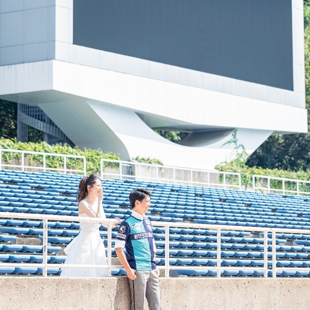 ベスト電器スタジアム フォトウェディング