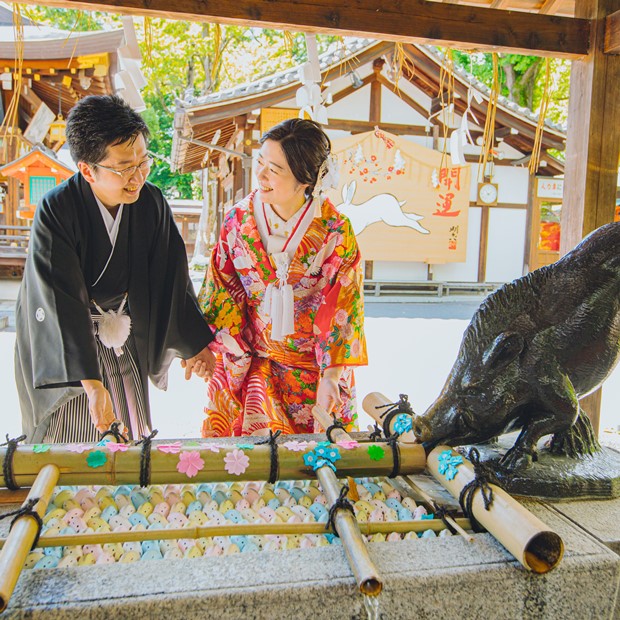 護王神社 フォトウェディング