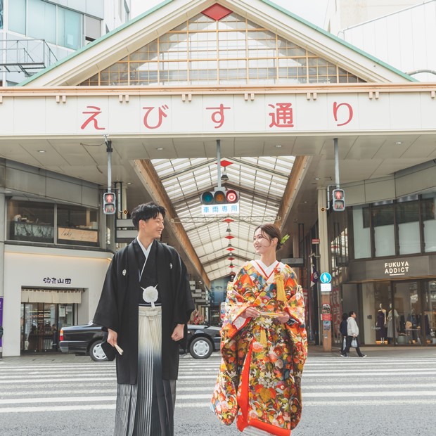 広島本通り商店街 フォトウェディング