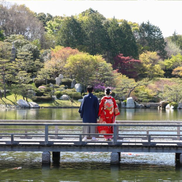 三景園 フォトウェディング