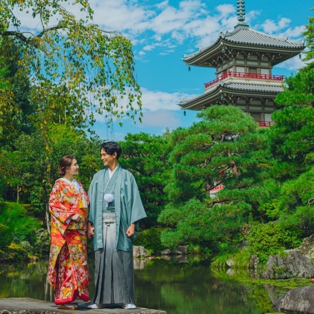 日本庭園 フォトウェディング
