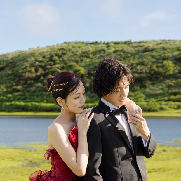 草千里ヶ浜 フォトウェディング