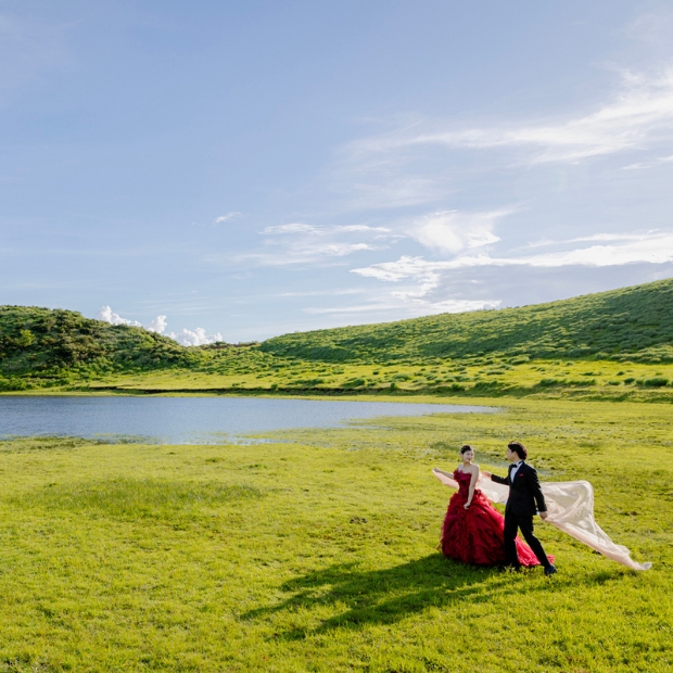 草千里ヶ浜 フォトウェディング