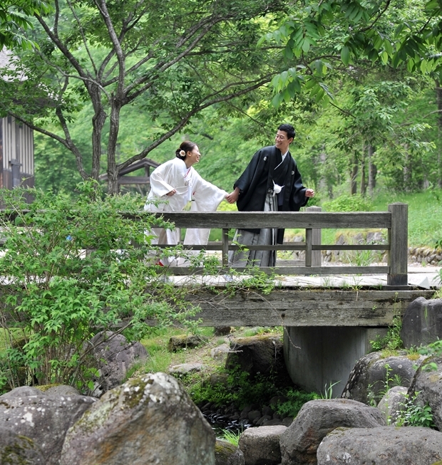 国営みちのく杜の湖畔公園 フォトウェディング