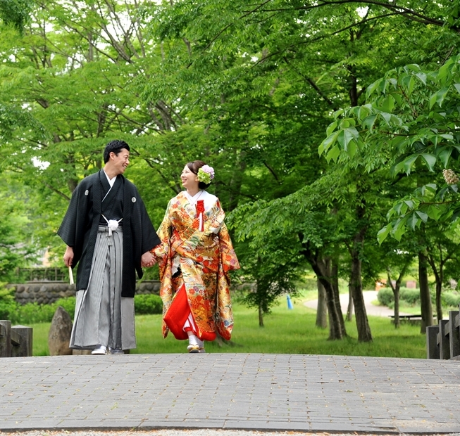 国営みちのく杜の湖畔公園 フォトウェディング