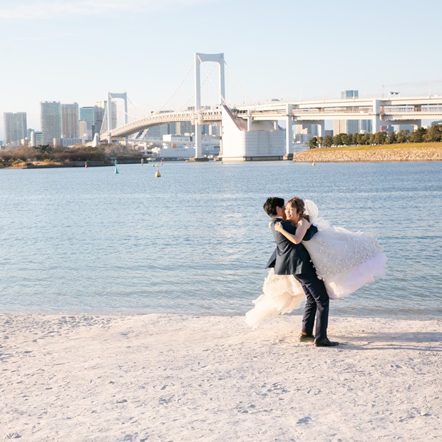 お台場海浜公園 フォトウェディング