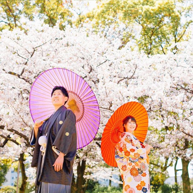 大阪城公園 フォトウェディング