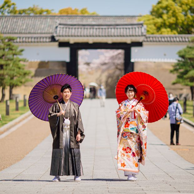 大阪城公園 フォトウェディング