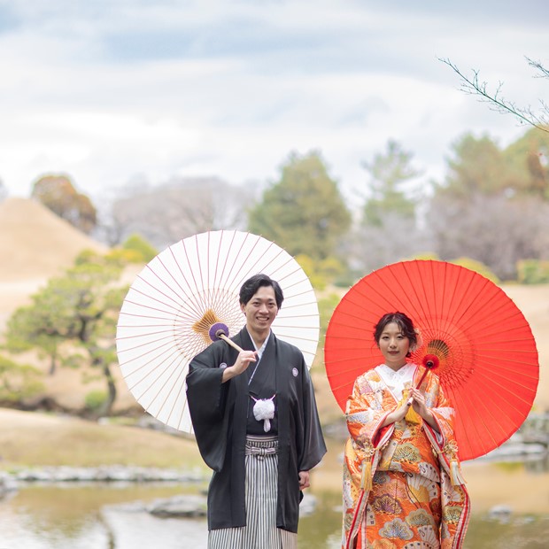 水前寺公園 フォトウェディング