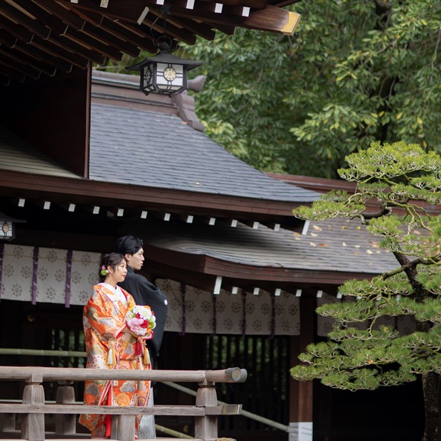 水前寺公園 フォトウェディング