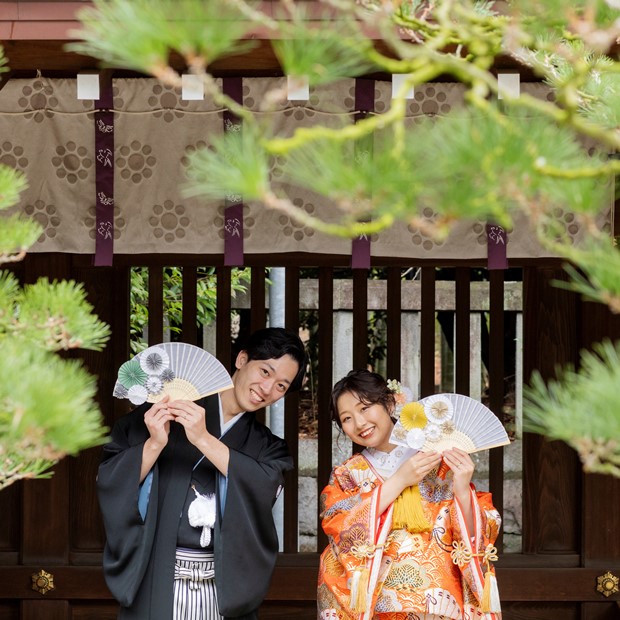 水前寺公園 フォトウェディング