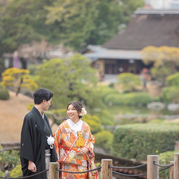 水前寺公園 フォトウェディング