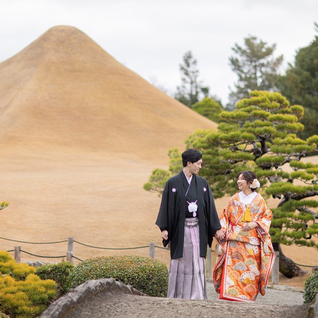 水前寺公園 フォトウェディング