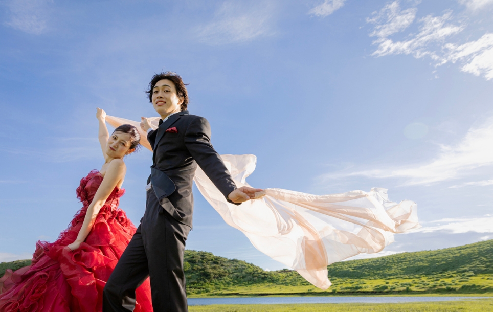 前撮り 草千里ヶ浜