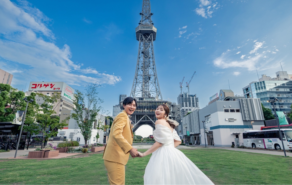 前撮り 中部電力 MIRAI TOWER＆オアシス21
