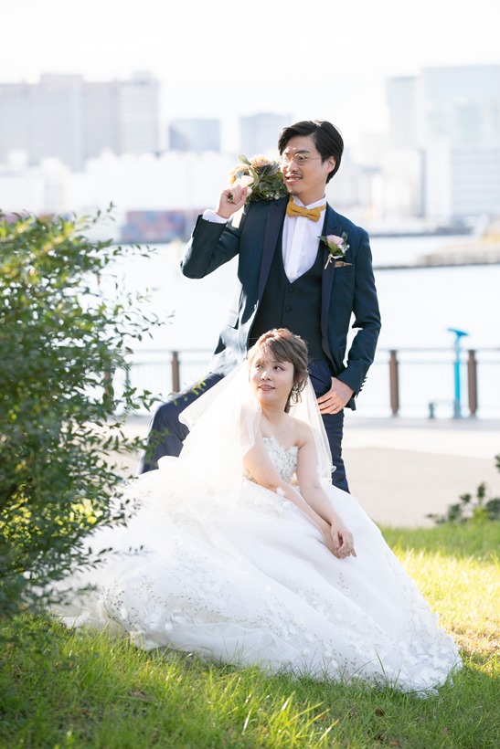 ワタベウェディング東京ベイフォトスタジオでフォトウェディング